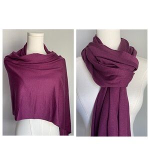 NAADAM Chetwyn Silk & Cashmere Travel Wrap Blanket Scarf